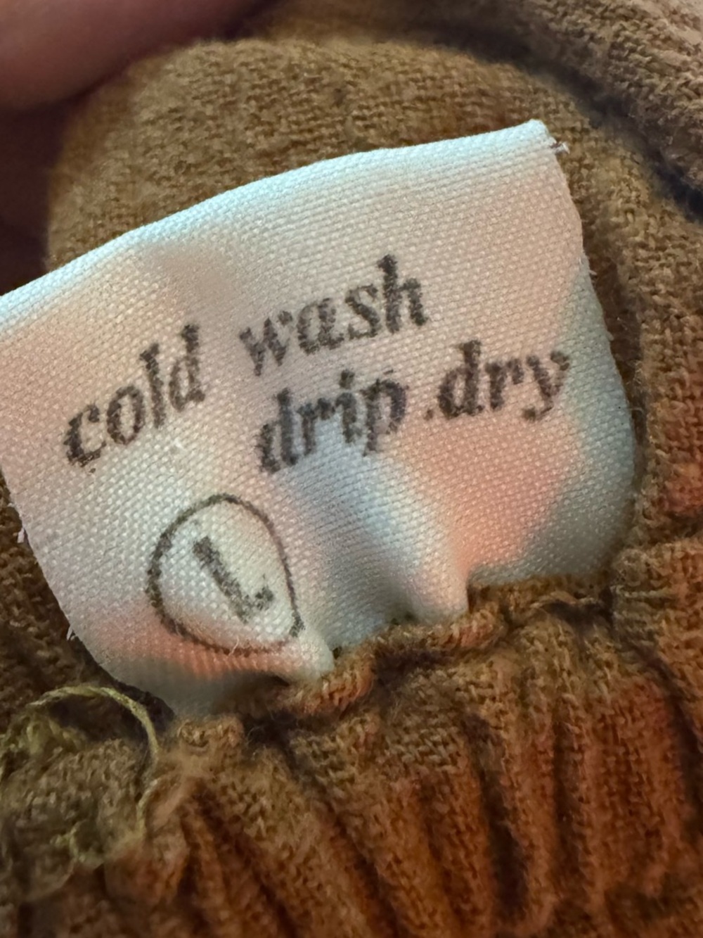 Vintage 1970s cotton and crochet skirt with fringe - Picture 6 of 8